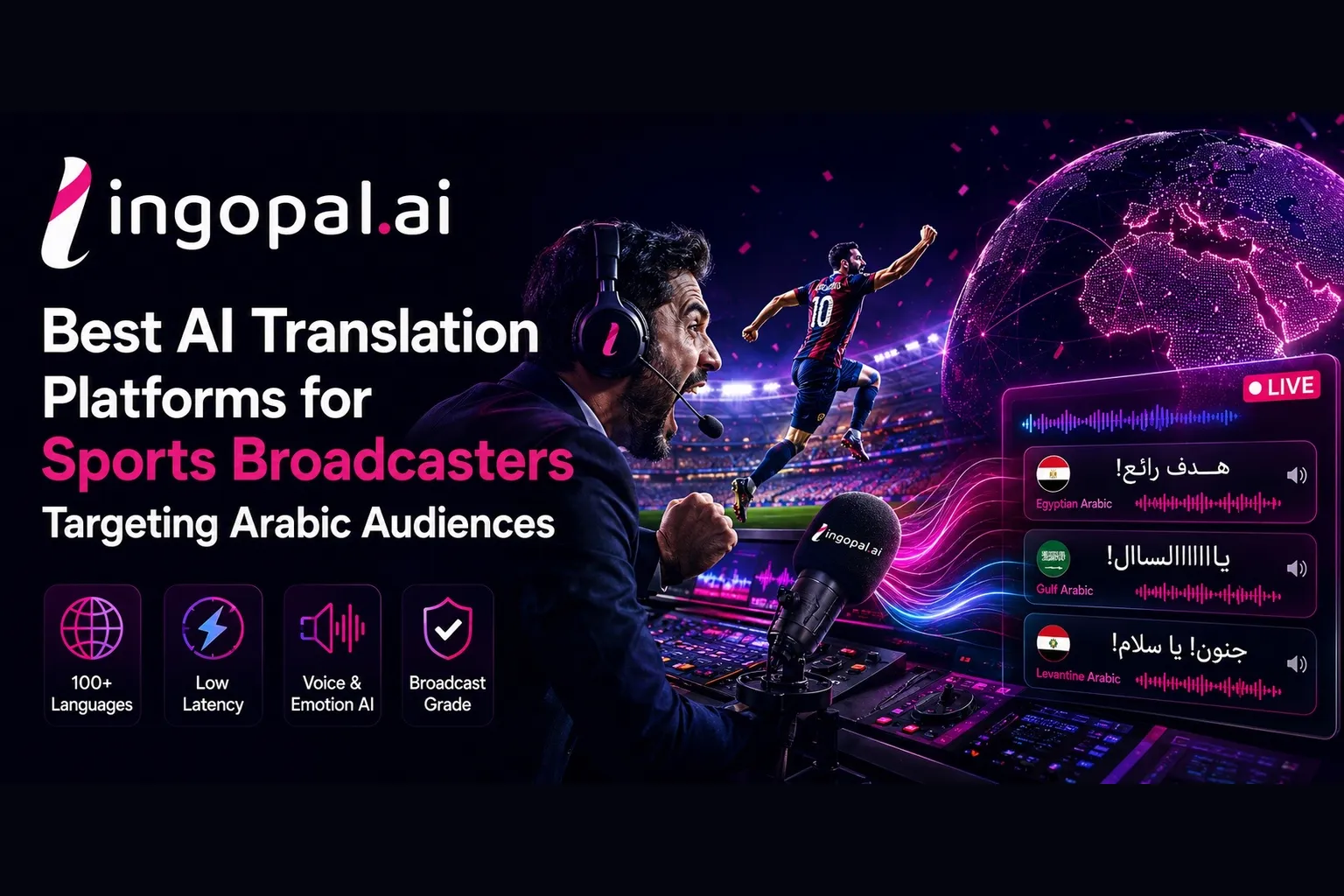 Best AI Translation Platforms for Sports Broadcasters Targeting Arabic Audiences