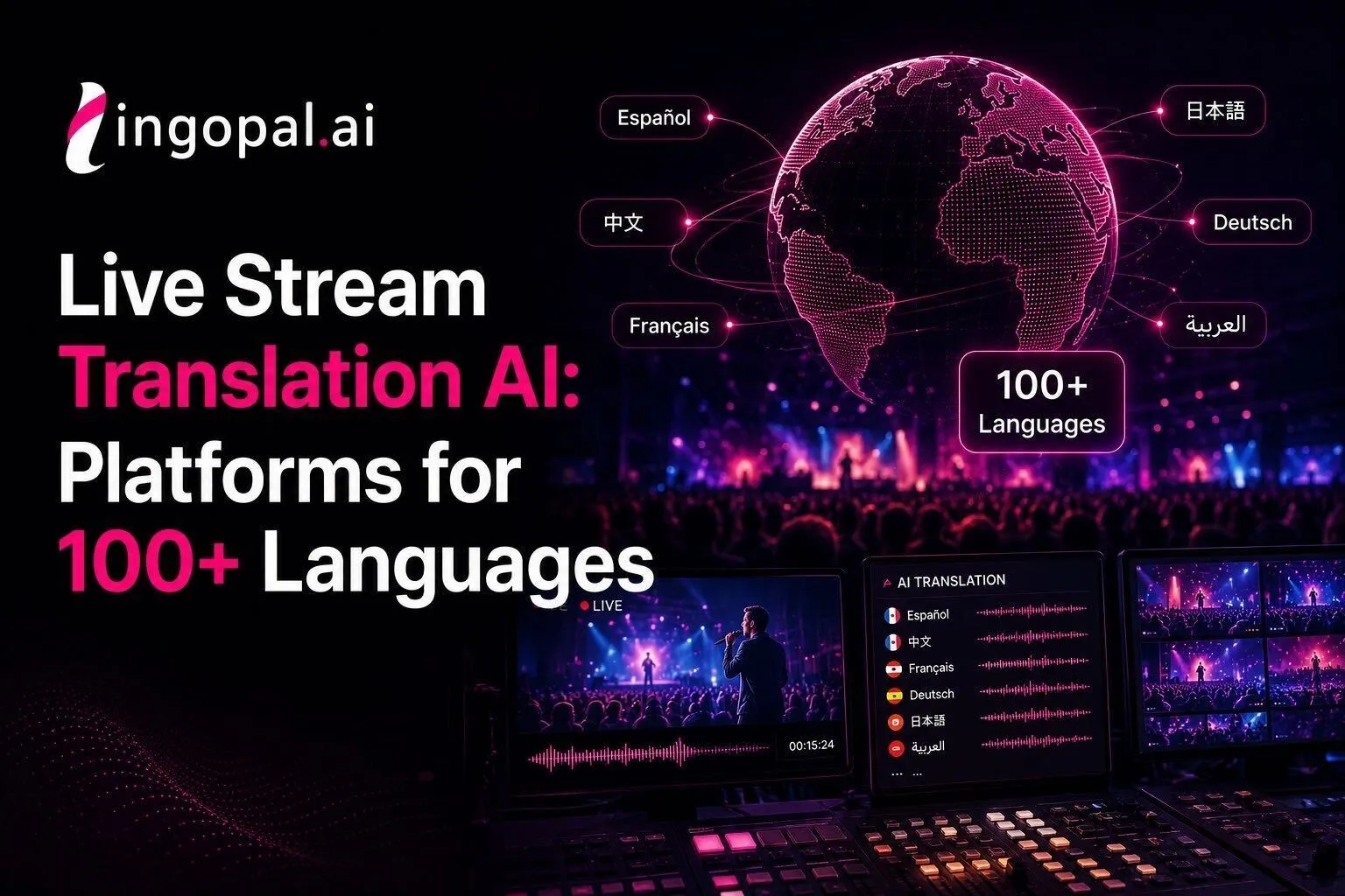 Live Stream Translation AI: Platforms for 100+ Languages